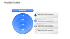 大圆套小圆多项包含PPT图表